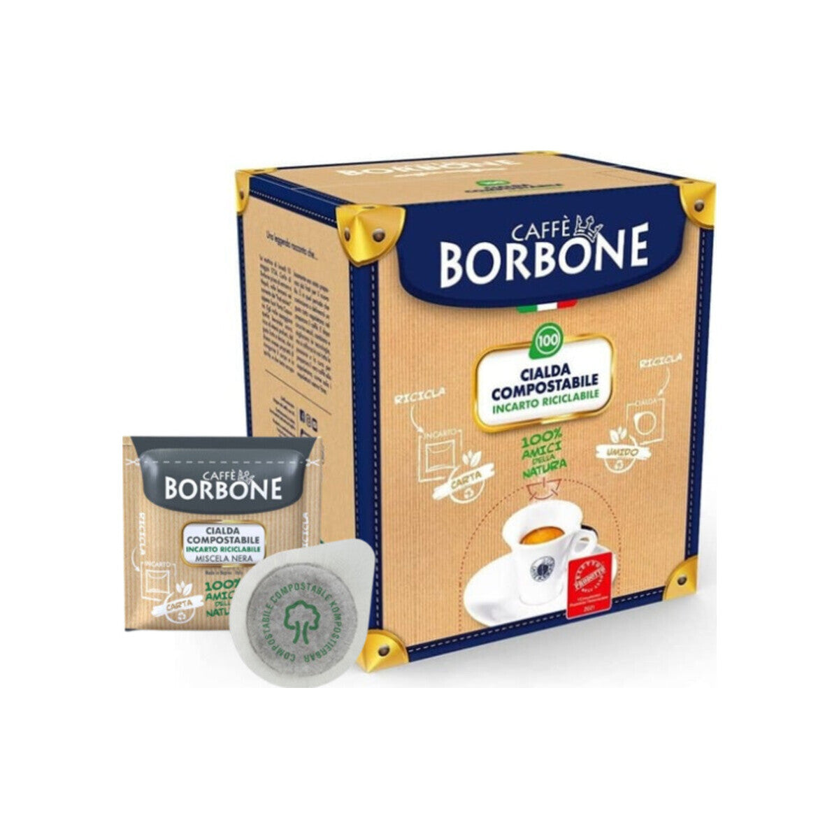 Borbone Espresso Pads NERA 150 E.S.E. Pads