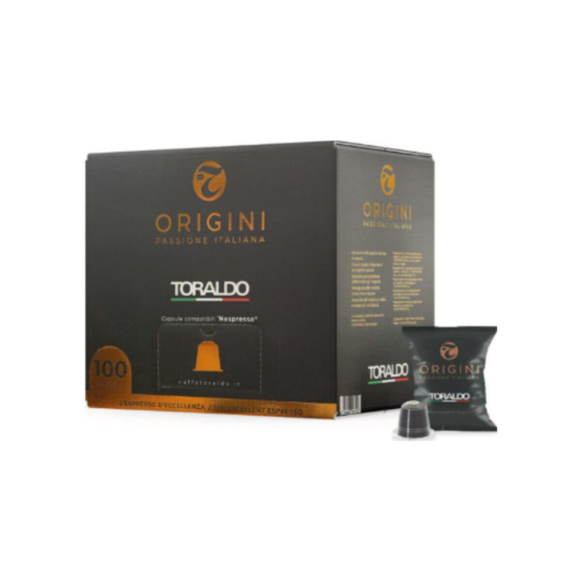 Caffè Toraldo Miscela Origini Nespresso® kompatibel* – 100er Pack