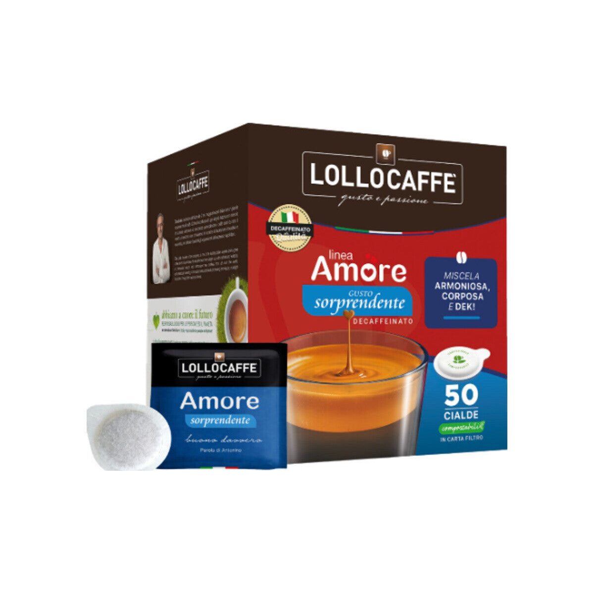 Lollo Caffè Amore Caffè Sorprendente 50 E.S.E. Pads