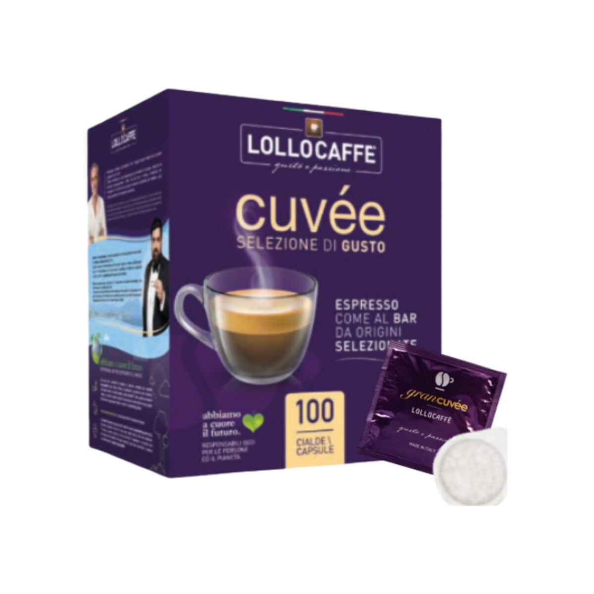 LOLLO CAFFÈ Pads Miscela Gran Cuvee 100 E.S.E Pads