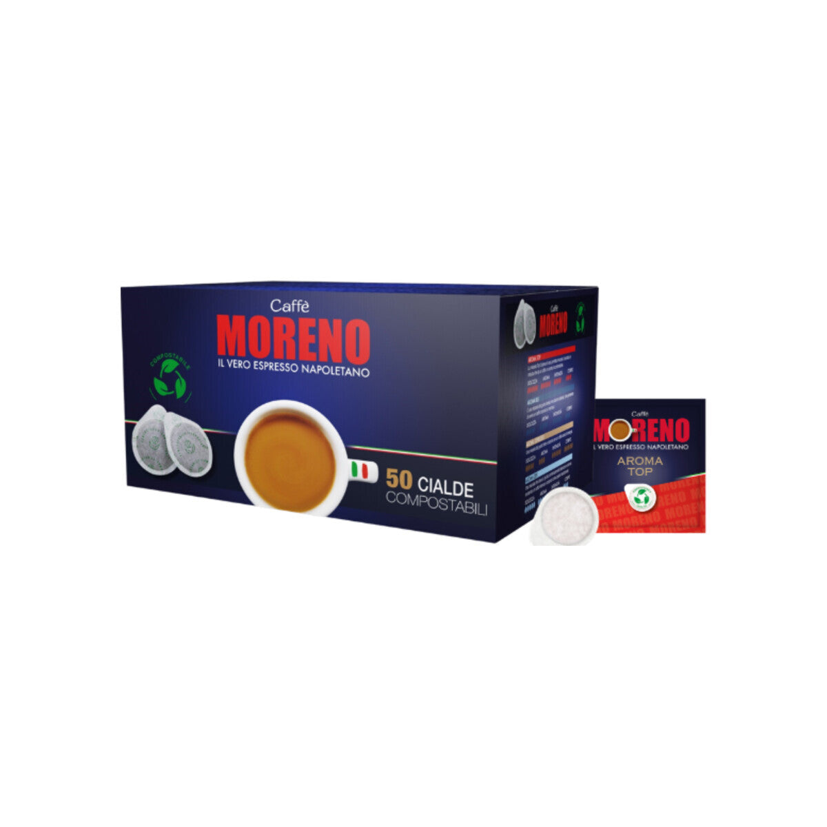 Moreno Pads Aroma Top 50 E.S.E. Pads