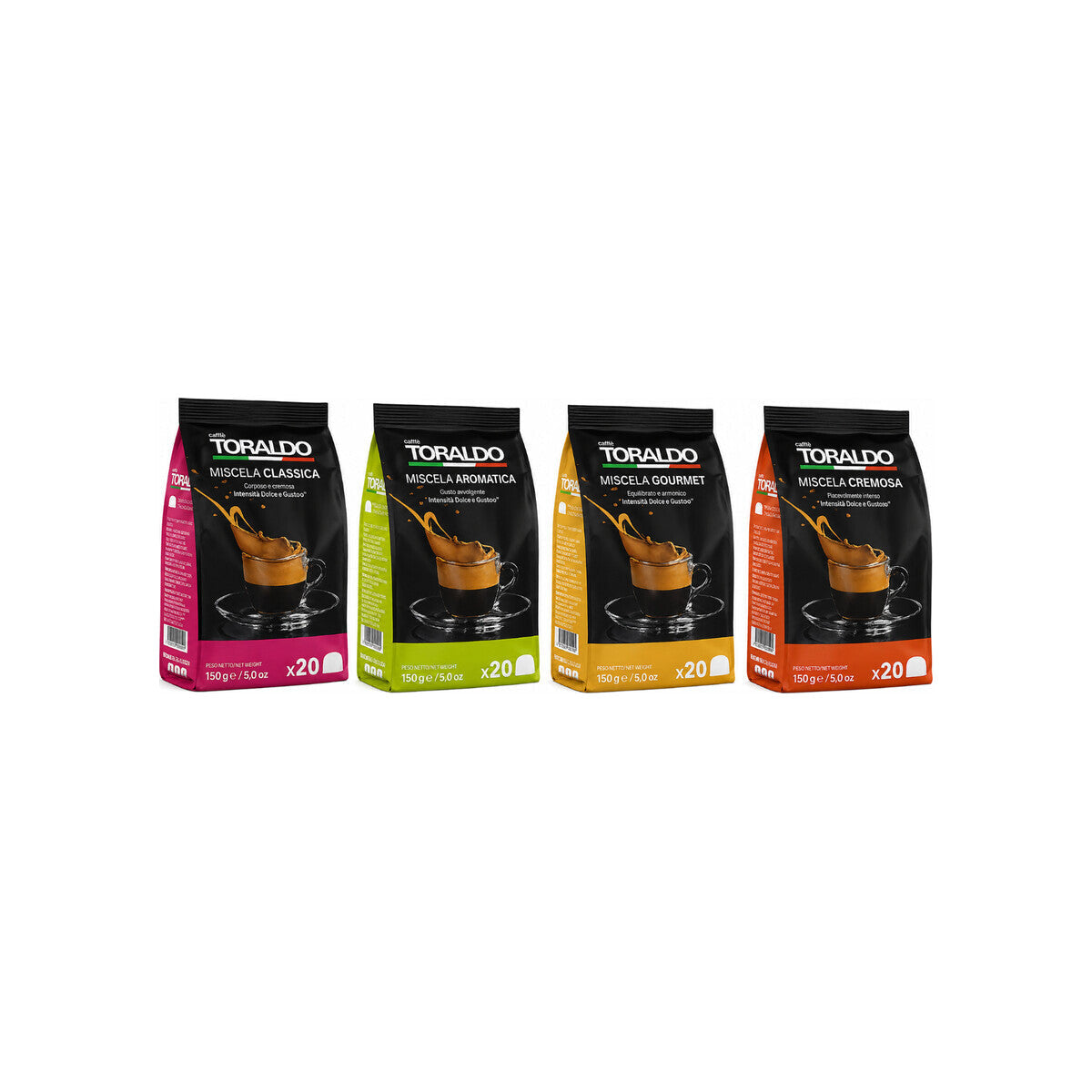 Toraldo Dolce Gusto® kompatibel* Degustationsset -80er Pack
