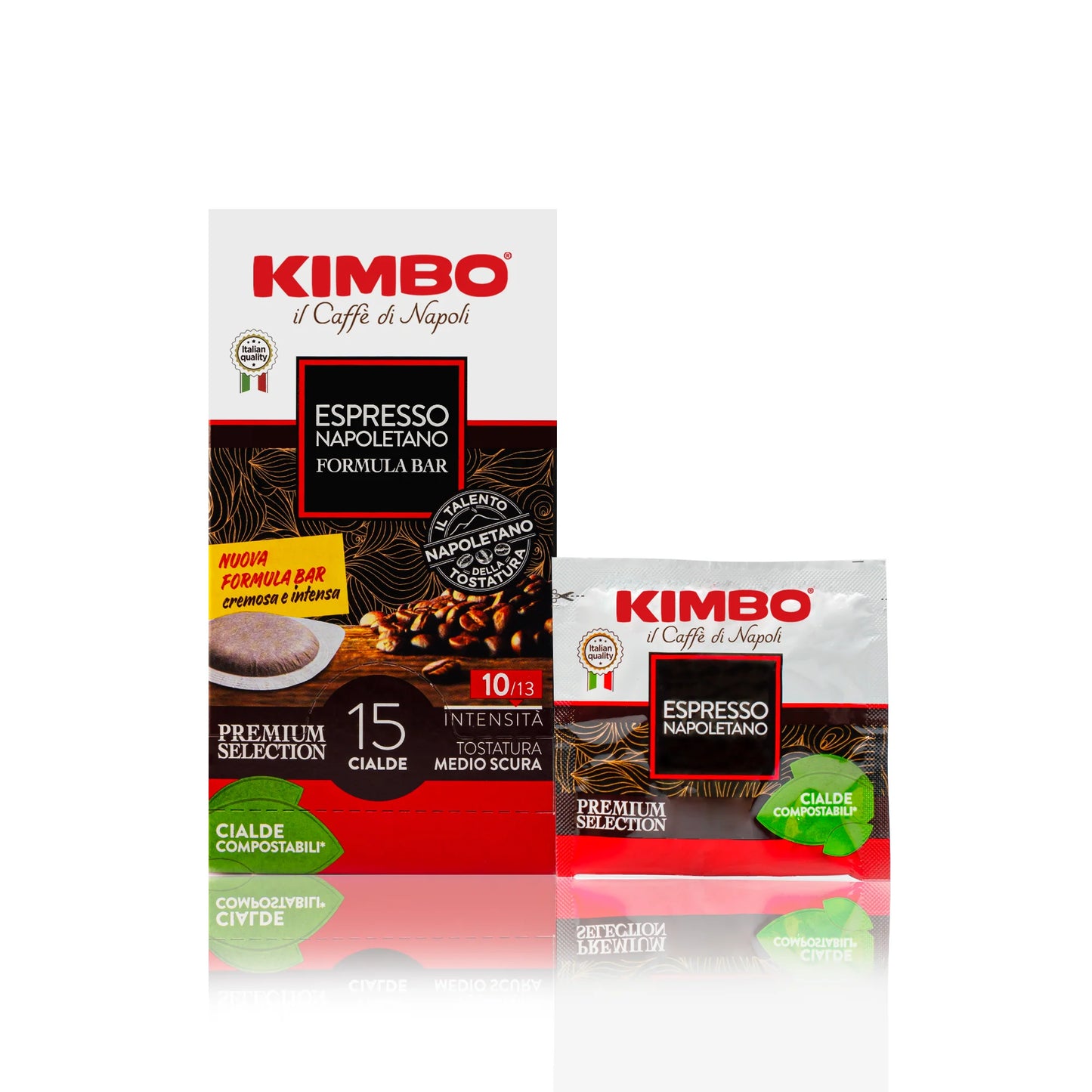 Kimbo Espresso Napoletano Formula Bar Pads - 15 Stück