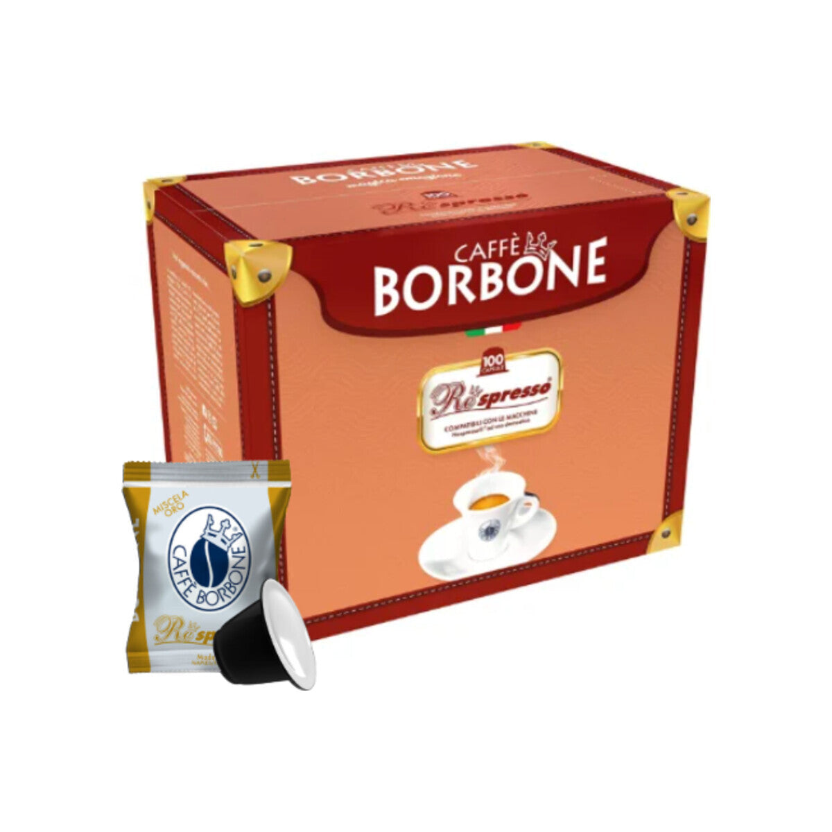 Borbone 100er Pack Respresso ORO Nespresso® kompatibel*