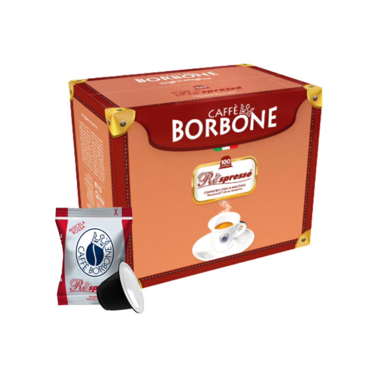 Borbone 100er Pack Respresso ROSSA Nespresso® kompatibel*