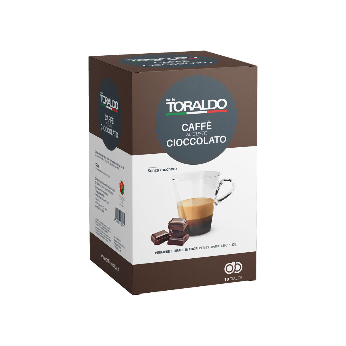 Caffè Toraldo al gusto Cioccolato 18 E.S.E. Pads