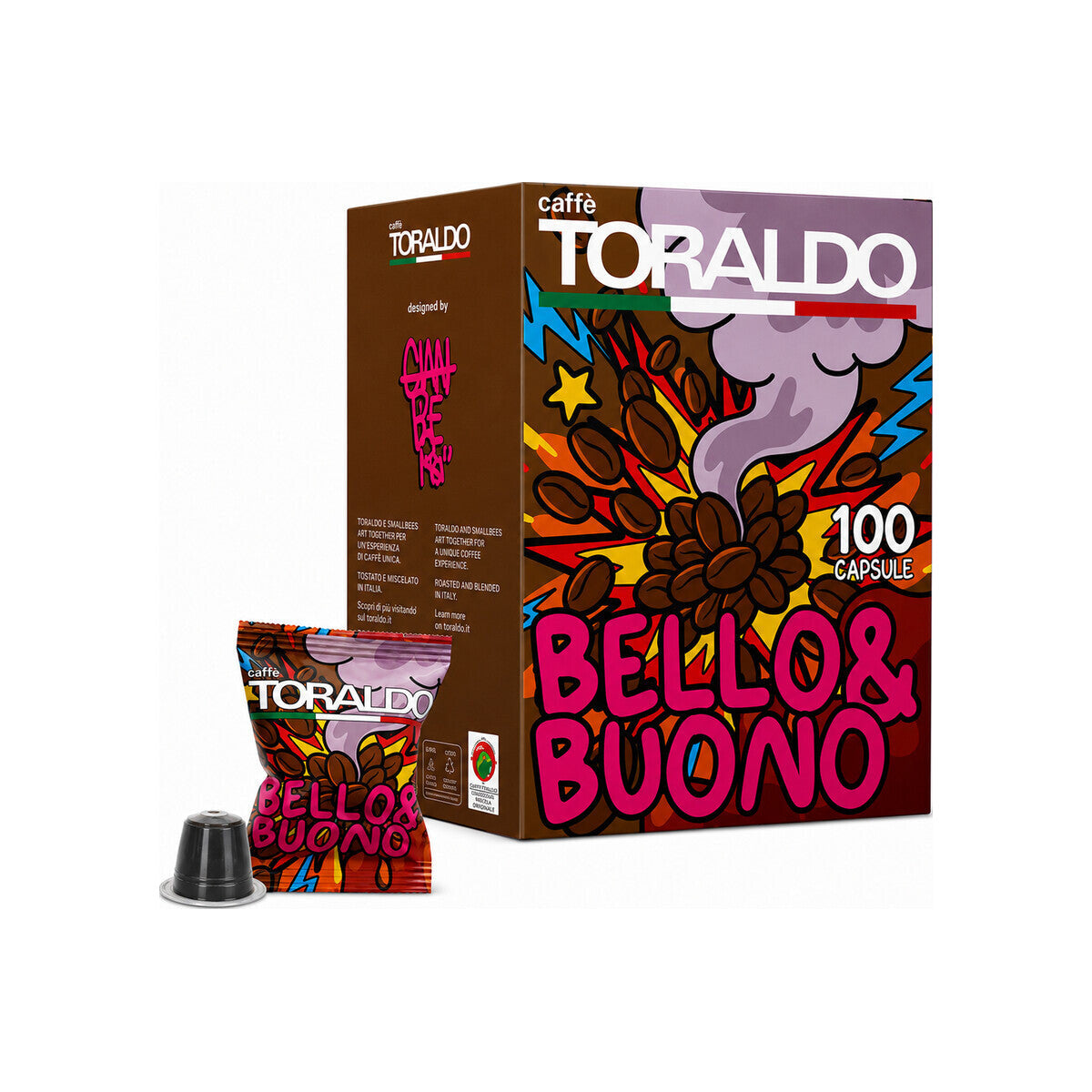 Caffè Toraldo Kapseln Bello & Buono 100 kompatibel Nespresso®