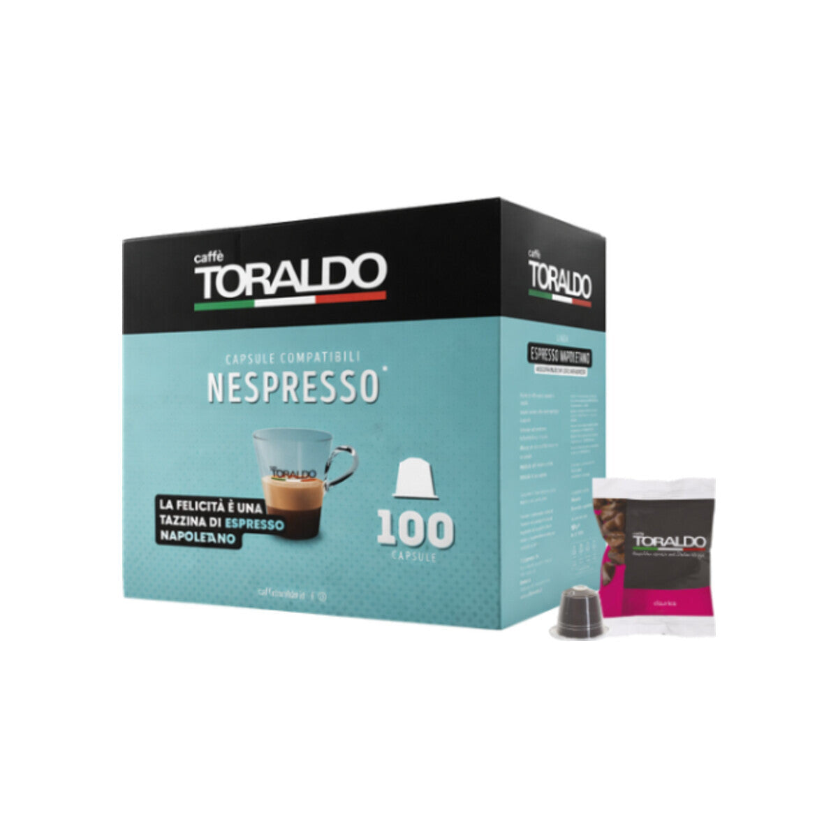 Caffè Toraldo Miscela Classica Nespresso® kompatibel* – 100er Pack