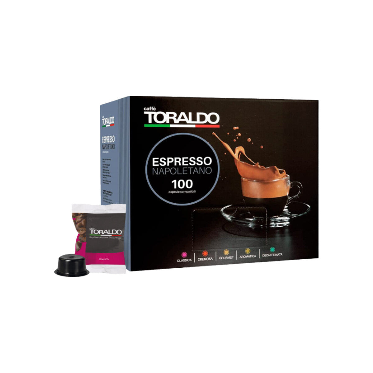 Caffè Toraldo Miscela Classico Lavazza Firma-kompatibel – 100er Pack