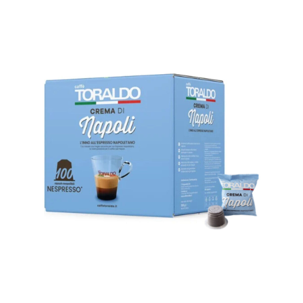 Caffè Toraldo Miscela Crema di Napoli Nespresso® kompatibel* – 100er Pack