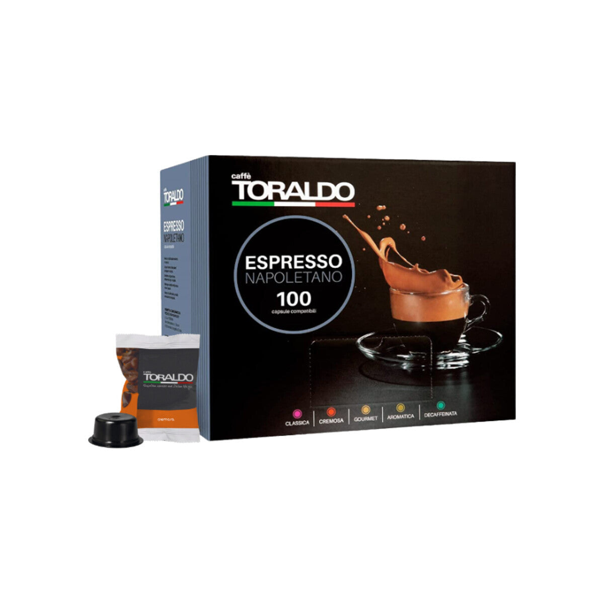Caffè Toraldo Miscela Cremosa Lavazza Firma-kompatibel – 100er Pack