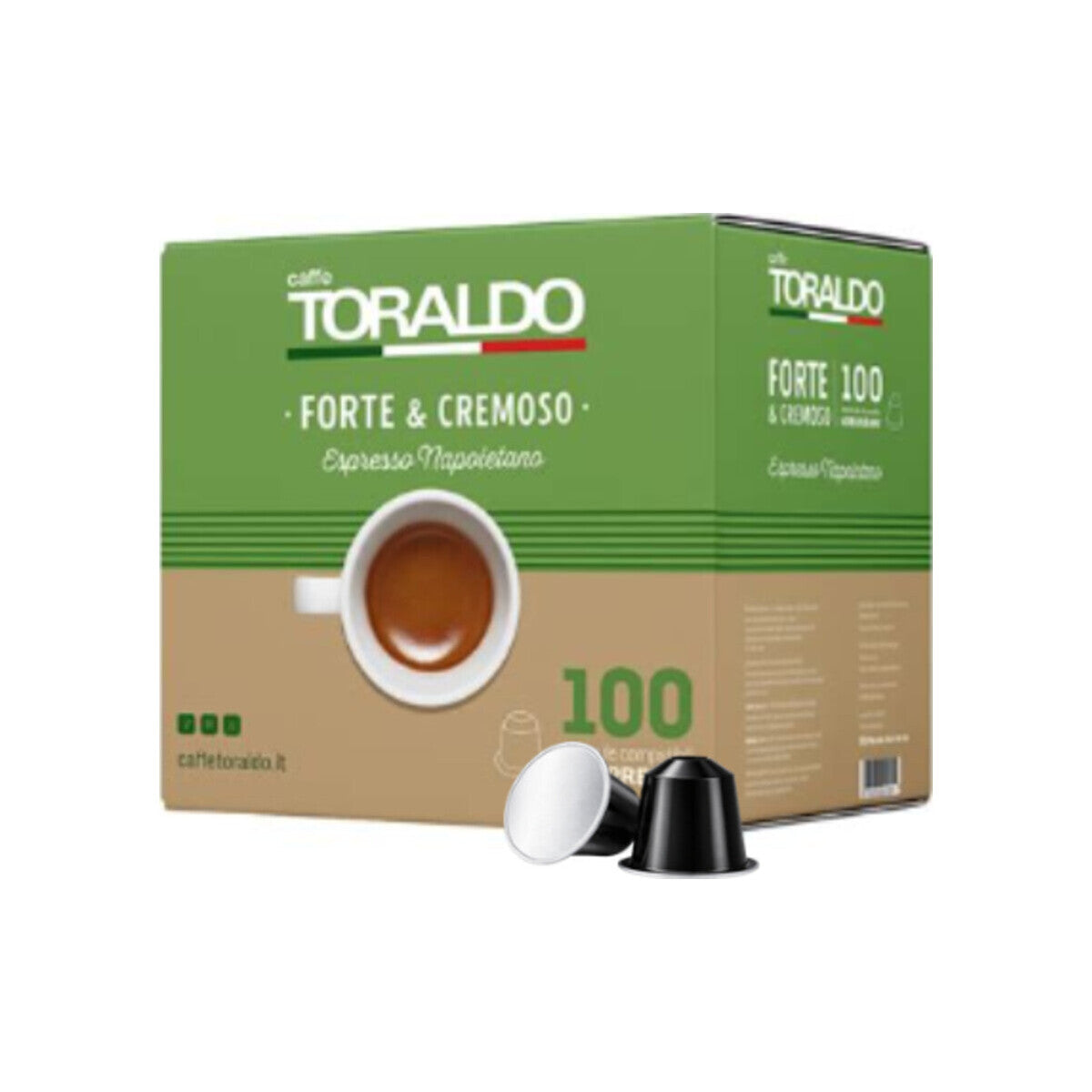 Caffè Toraldo Miscela Forte e Cremoso Nespresso® kompatibel* – 100er Pack