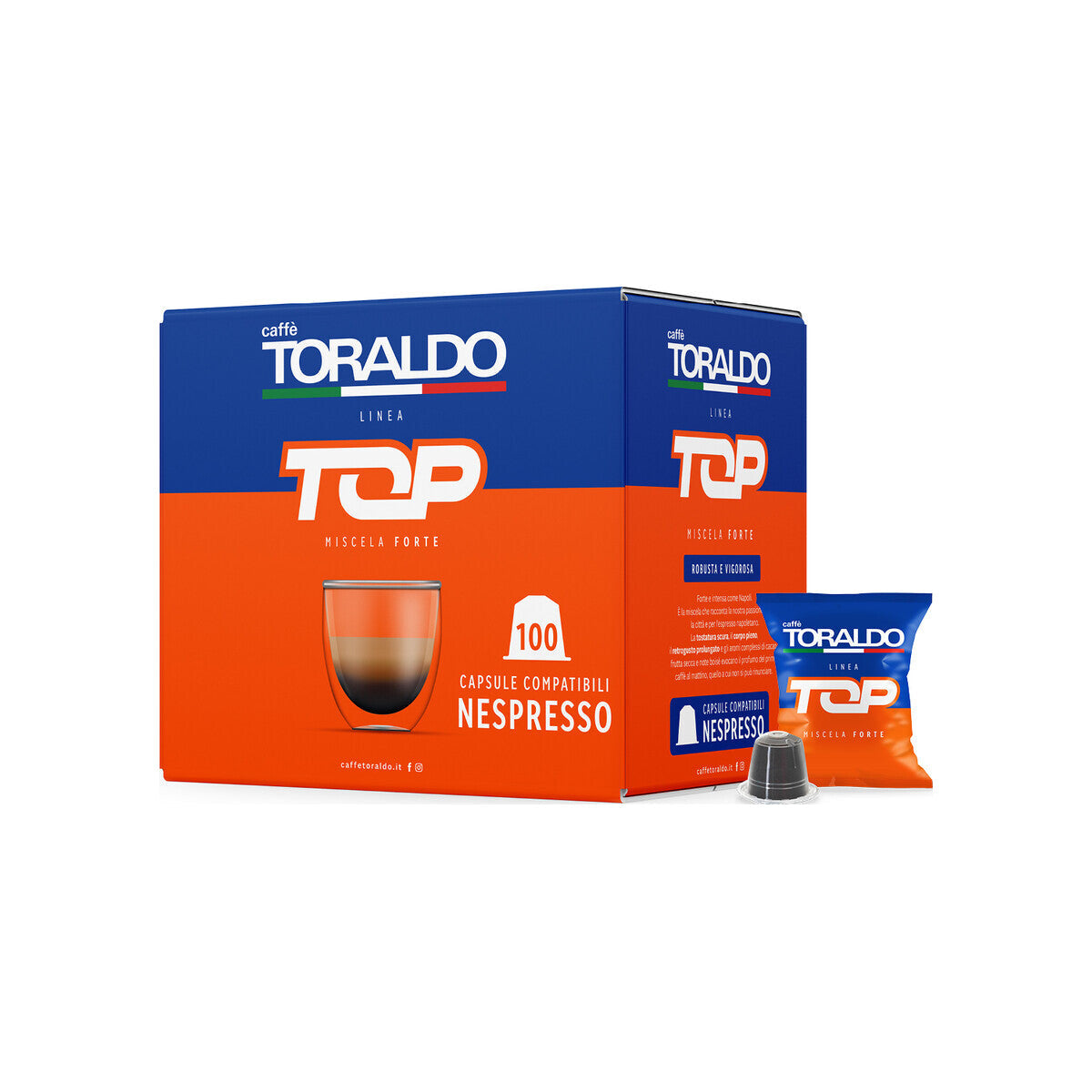 Caffè Toraldo Miscela Forte Top Nespresso® kompatibel* – 100er Pack