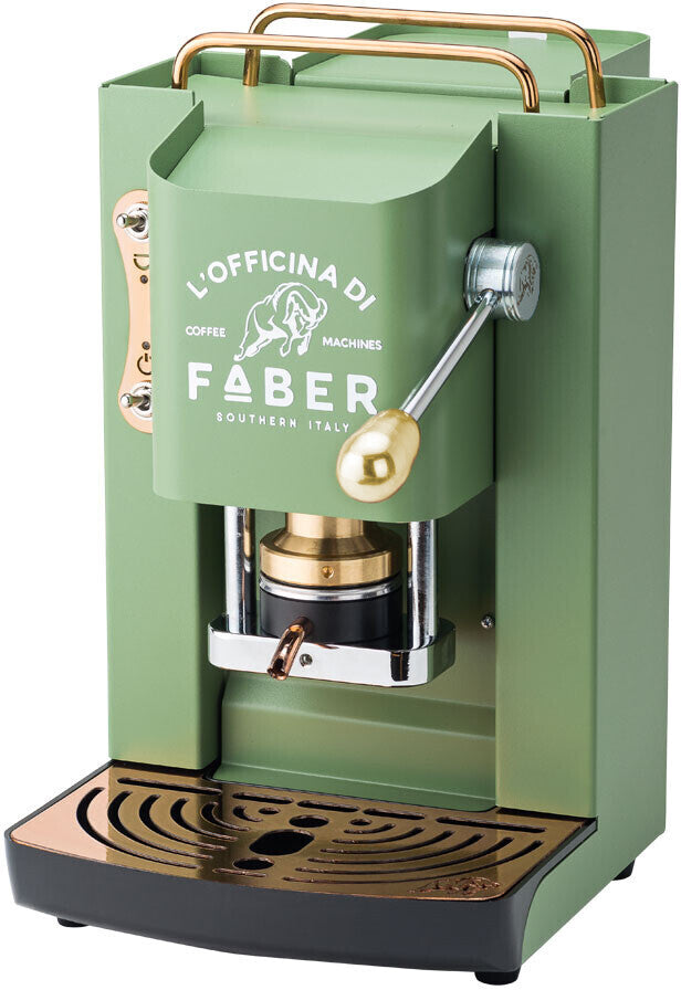 Faber Pads-Kaffeemaschine Pro Deluxe, Acid Green