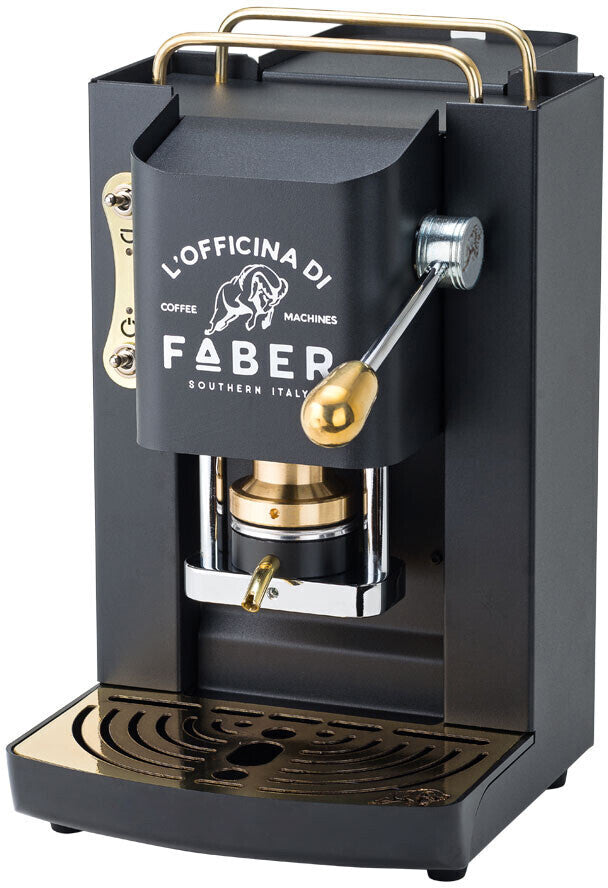 Faber Pads-Kaffeemaschine Pro Deluxe, Mat Black