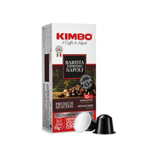 KIMBO Barista Espresso Napoli Aluminium Nespresso® kompatibel* - 10er Pack
