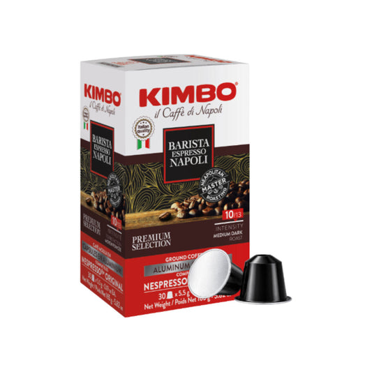Kimbo Barista Espresso Napoli Aluminium Nespresso® kompatibel* – 30er Pack
