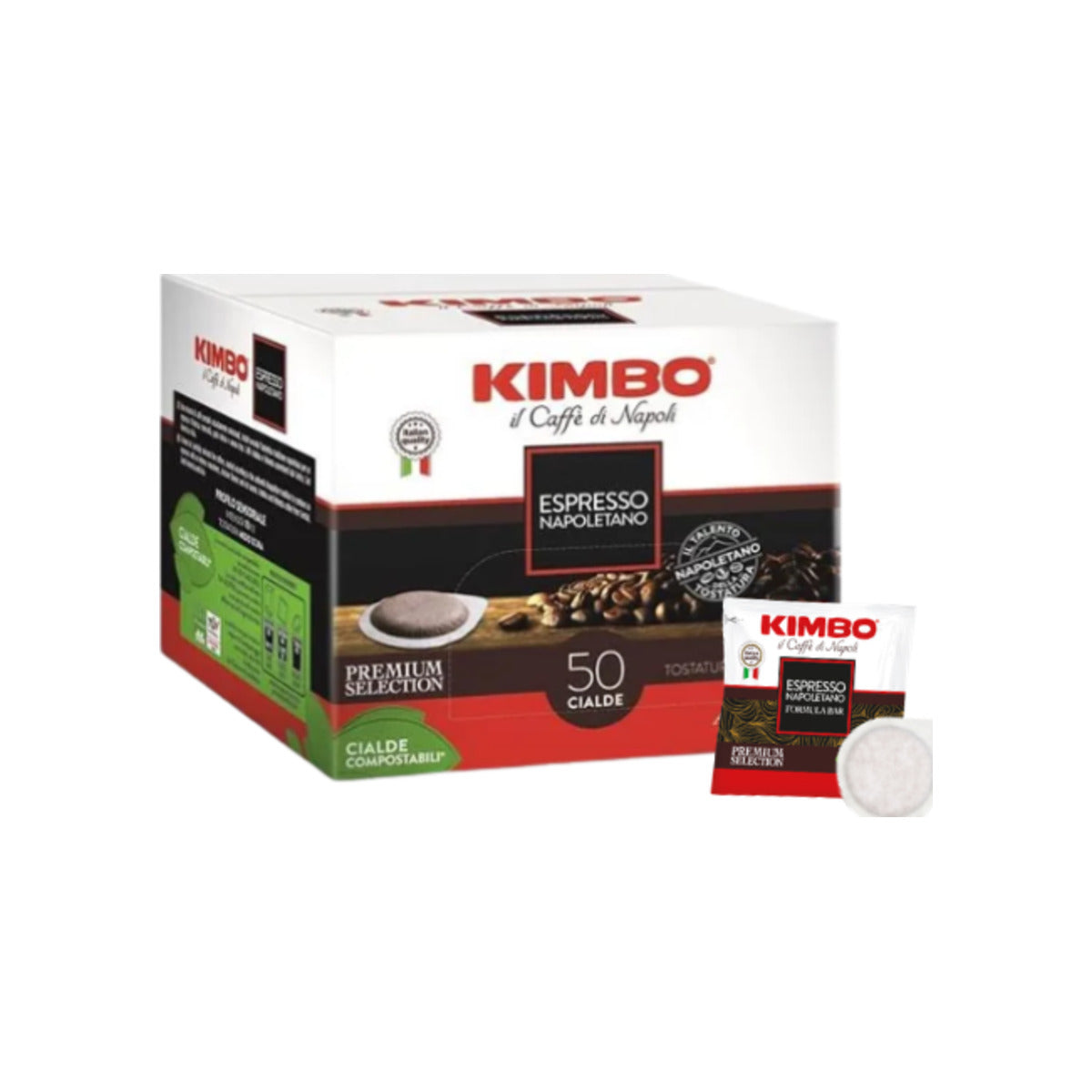 Kimbo Espresso Napoletano – Packung mit 50 E.S.E.-Pads