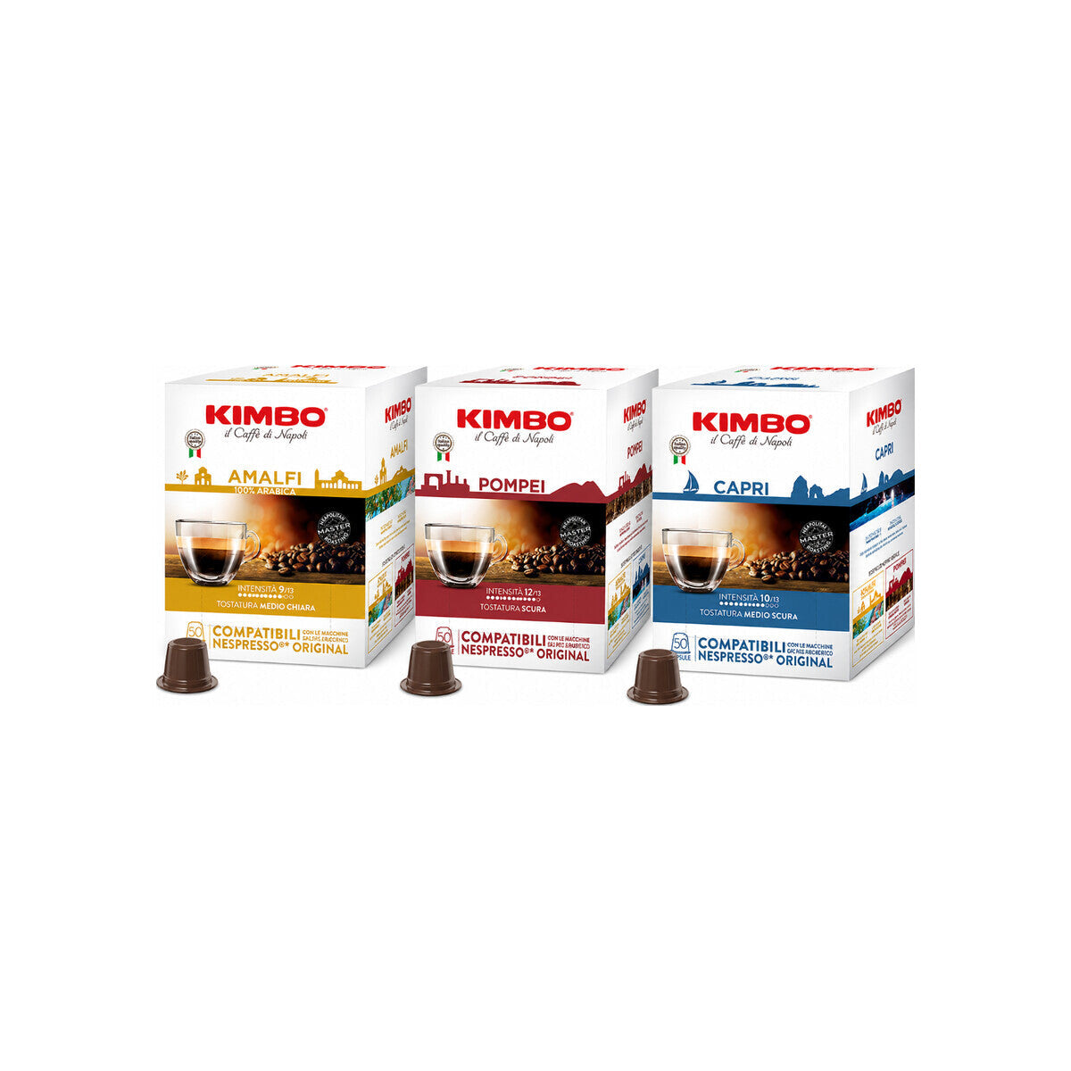 Kimbo Meraviglia del Gusto - Nespresso Kapsel Degustationsset