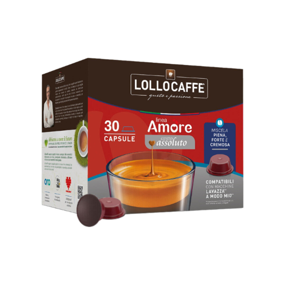 LOLLO CAFFÈ Assoluto Lavazza® a modo mio kompatibel* - 30er Pack