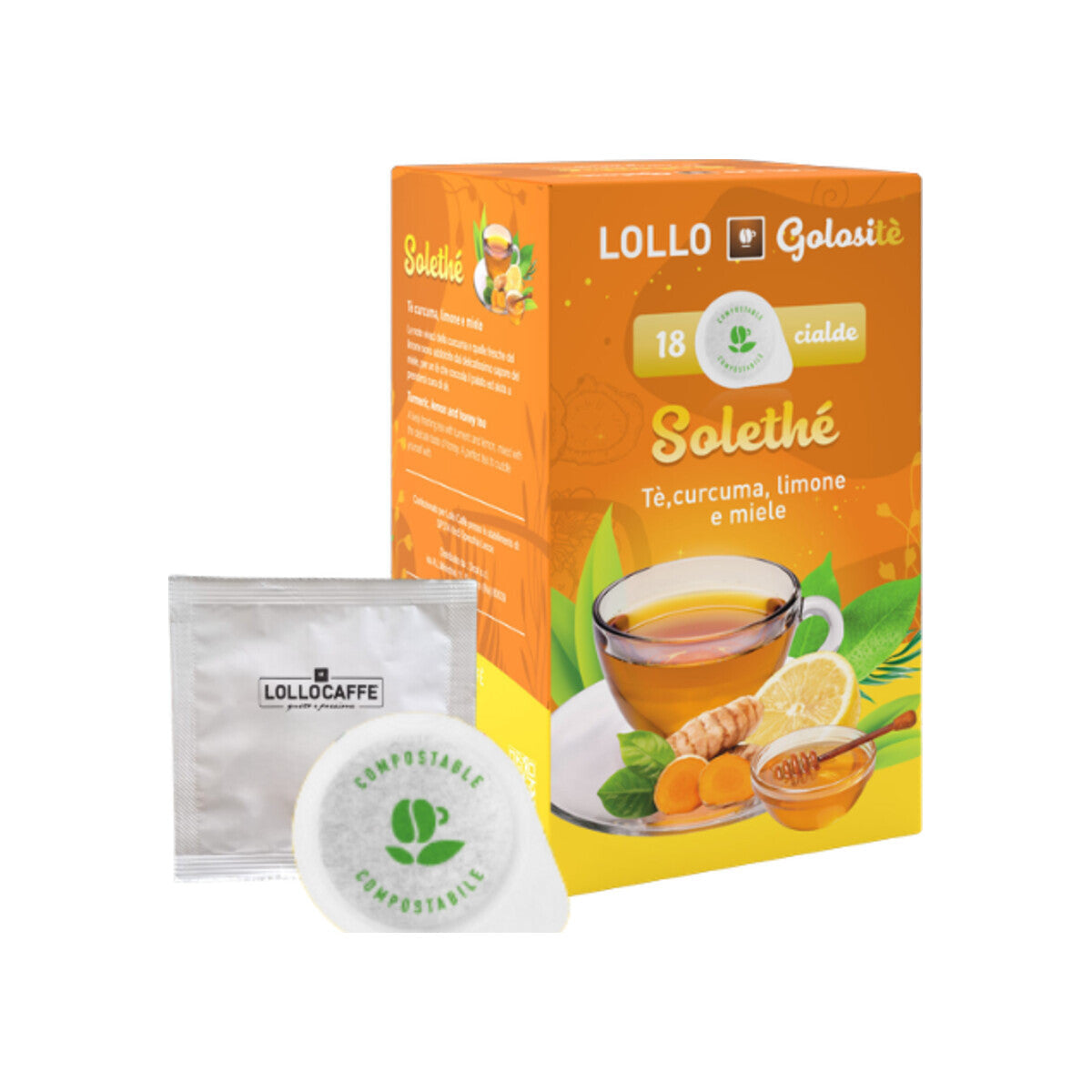 Lollo Caffè Pads Solethé Tee 18 E.S.E. Pads