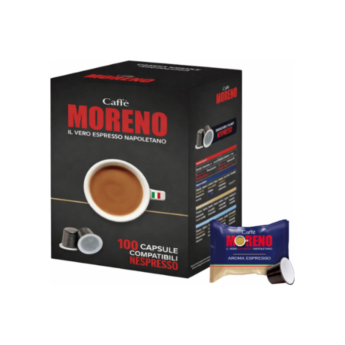 Moreno Aroma Espresso Nespresso® kompatibel* – 100er Pack
