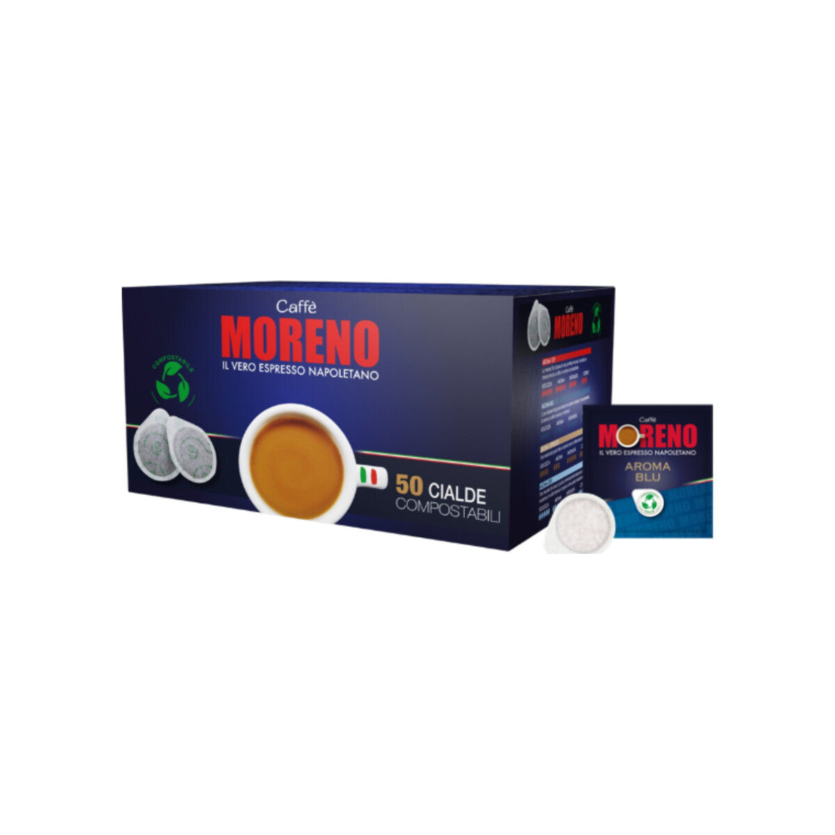 Moreno Pads Aroma Blu 50 E.S.E. Pads