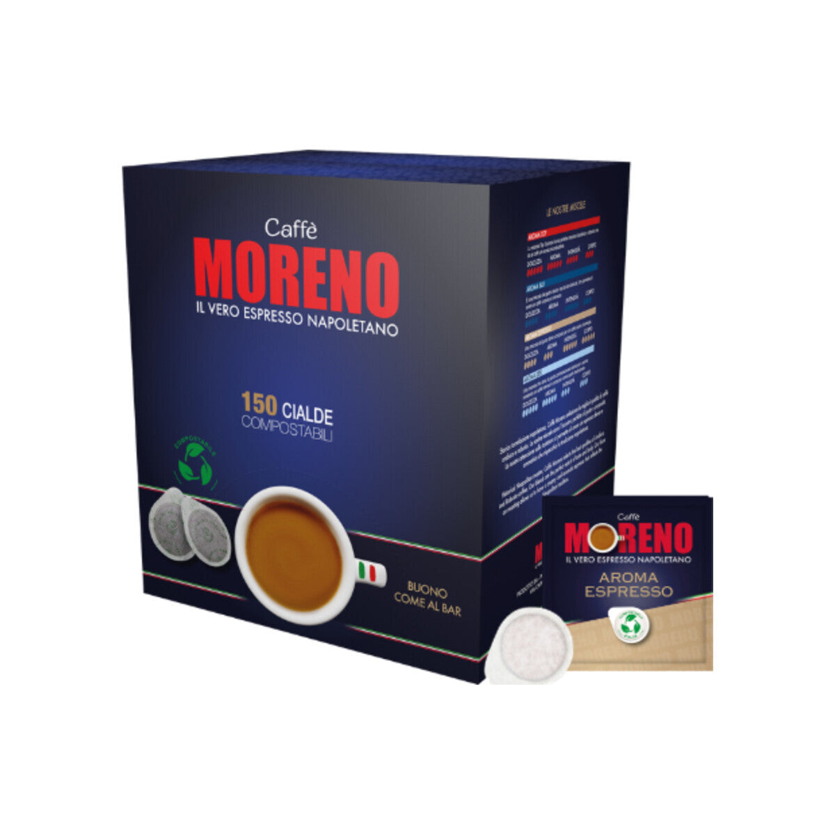 Moreno Pads Aroma Espresso 150 E.S.E. Pads