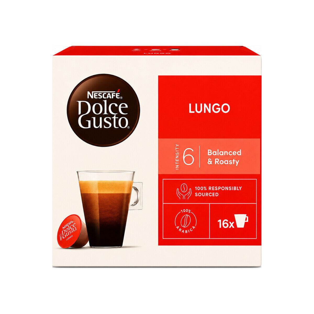 Nescafé Dolce Gusto Lungo – 16 Kapseln