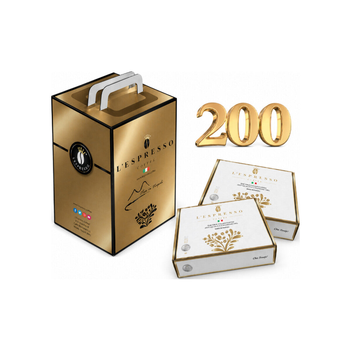 Nespresso Professional L'ESPRESSO Oro Lungo Forte – 200 Kapseln